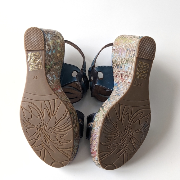 Spring Step L'artiste Sharina Tapestry Wedges 37 - Picture 5 of 6